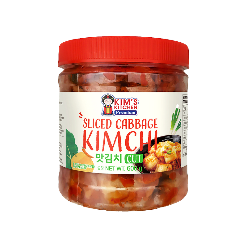 KIM'S KITCHEN PREMIUM Sliced Cabbage Kimchi 600g