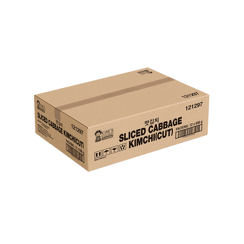 KIM'S KITCHEN PREMIUM Sliced Cabbage Kimchi 600g (Case 12)