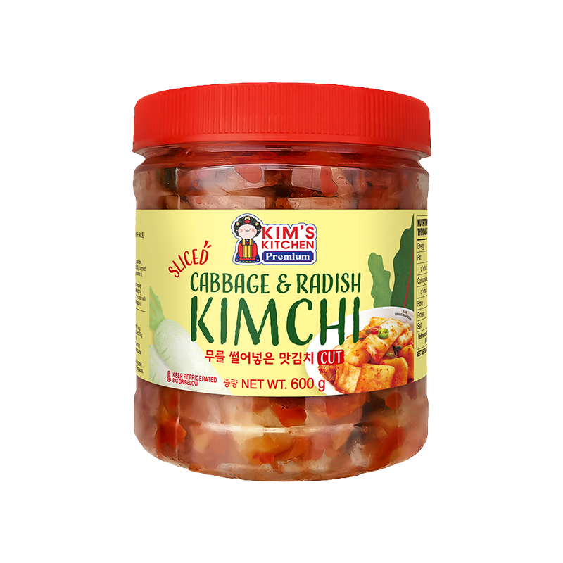 KIM'S KITCHEN PREMIUM Cabbage & Radish Kimchi 600g