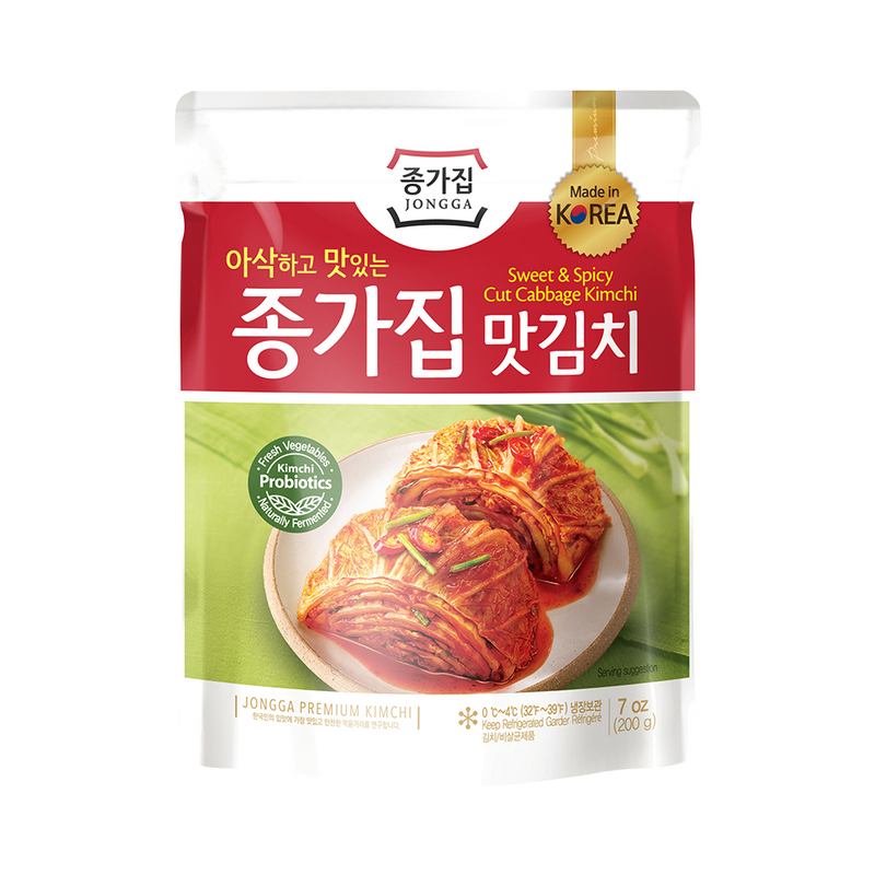 DS JONGGA Mat Sliced Cabbage Kimchi (Pouch) 200g