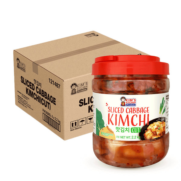 KIM'S KITCHEN PREMIUM Sliced Cabbage Kimchi 2.2 Kg (Case 4)