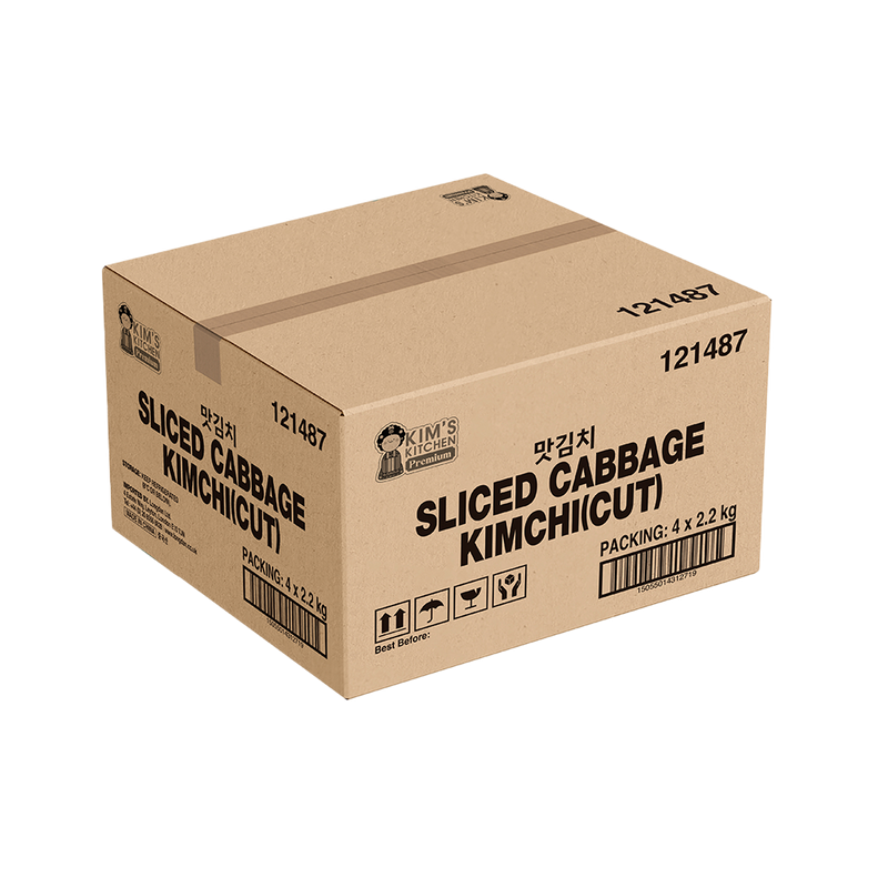 KIM'S KITCHEN PREMIUM Sliced Cabbage Kimchi 2.2 Kg (Case 4)