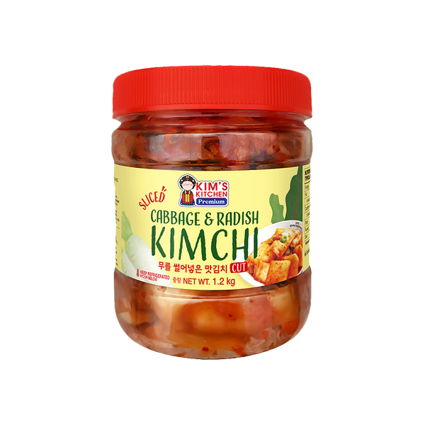 KIM'S KITCHEN PREMIUM Sliced Cabbage & Radish Kimchi 1.2kg