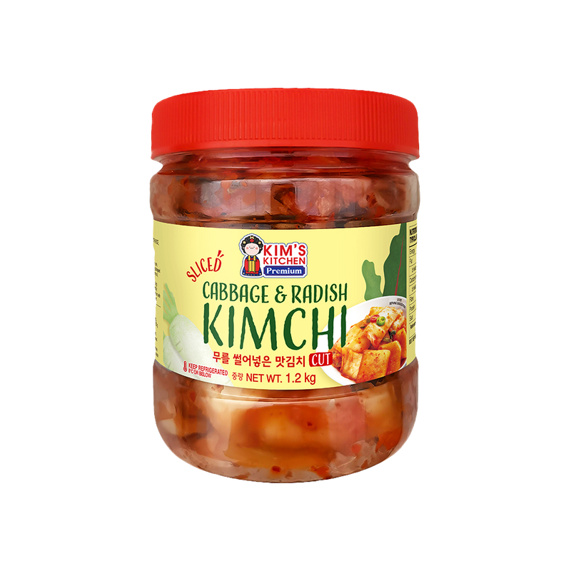 KIM'S KITCHEN PREMIUM Sliced Cabbage & Radish Kimchi 1.2kg