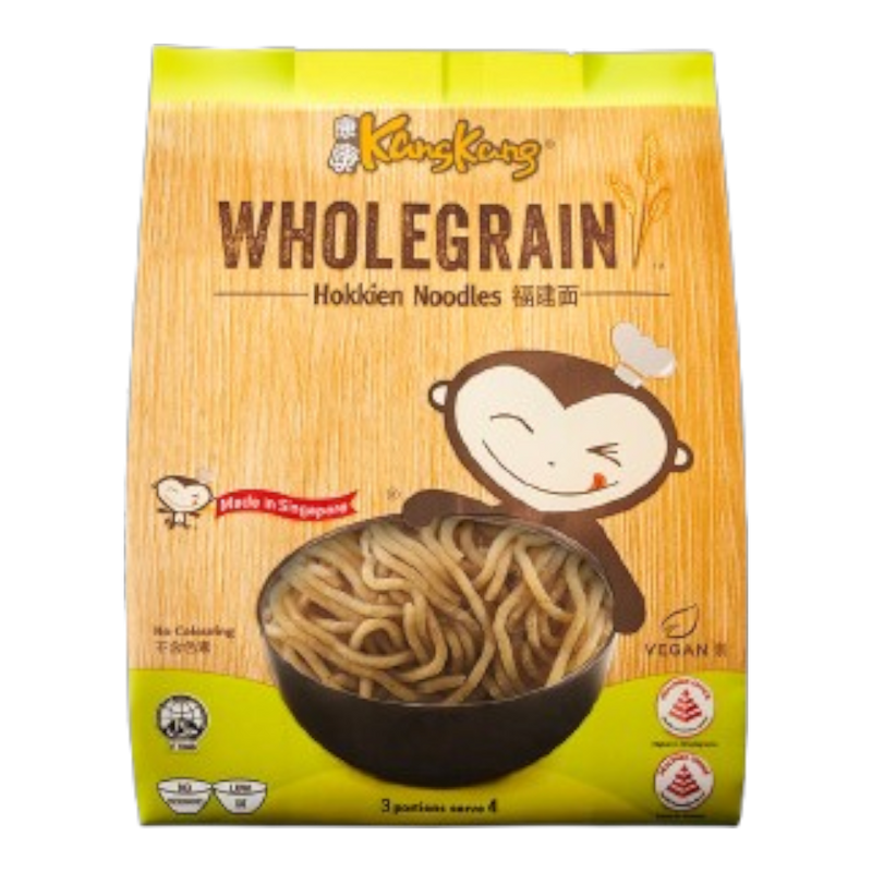 Kang Kang Wholegrain Hokkien Noodles 450g