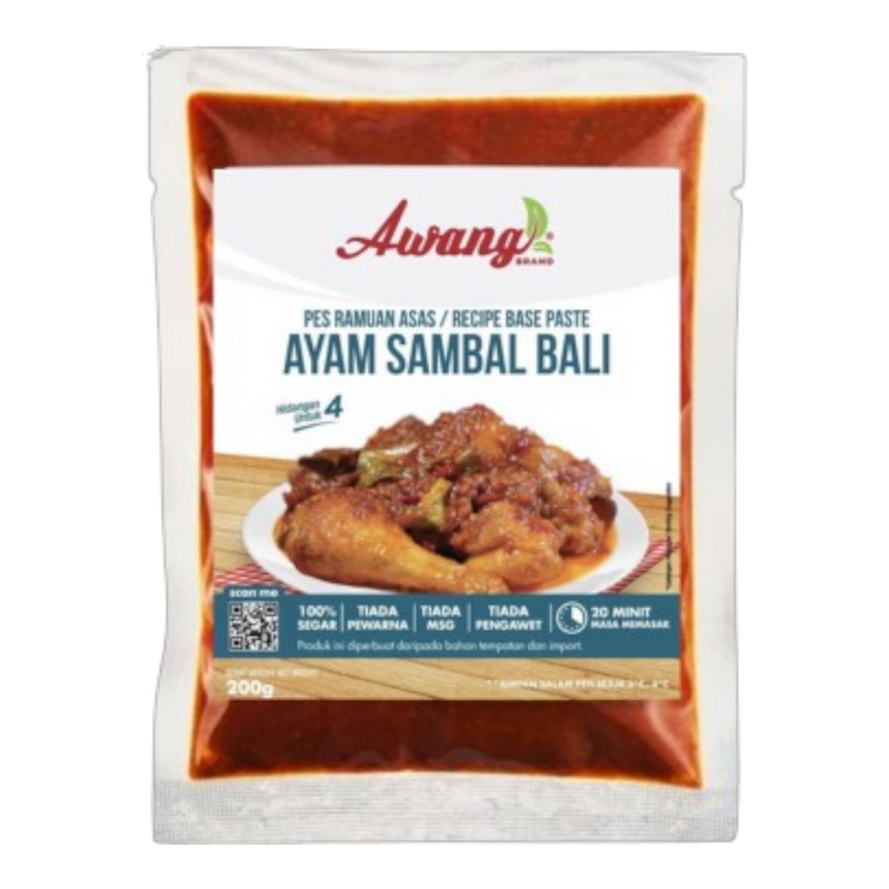 Awang Thương Hiệu Gia Vị Gà Sambal Bali 200g (Thùng 24)