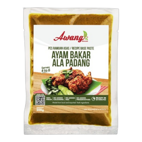 Awang Brand Padang Indo Grilled Spicy Chicken Base Paste 200g