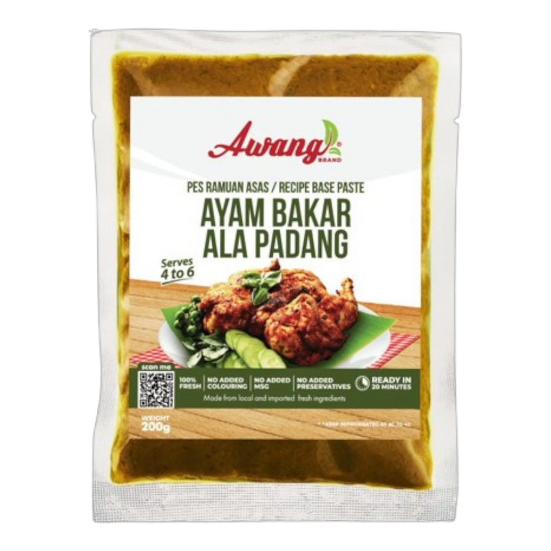 Awang Brand Padang Indo Grilled Spicy Chicken Base Paste 200g