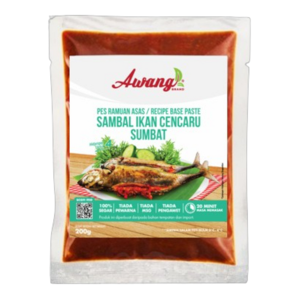 Awang Brand Stuffed Fish Chilli Paste 200g