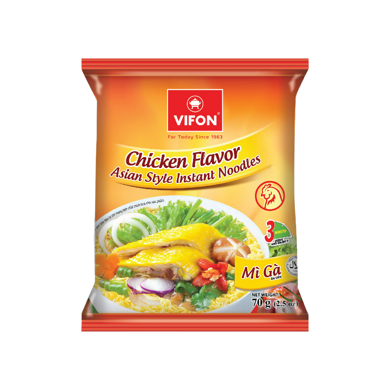 Vifon Instant Noodles Chicken Flavour 70g