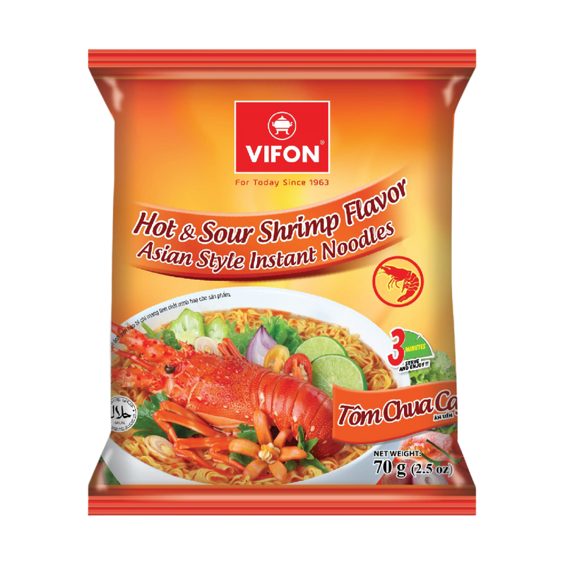 Vifon Hot & Sour Shrimp Flavour 70g