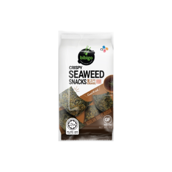 CJ BIBIGO Crispy Seaweed Snacks BBQ Flavour (3pcs) 15g