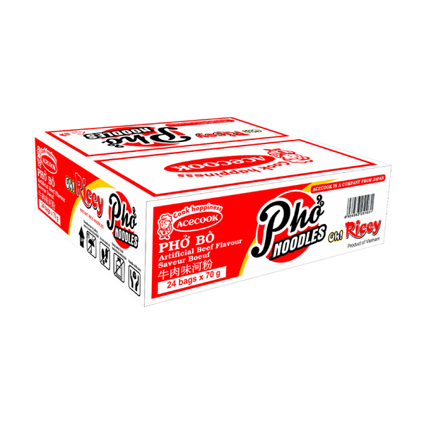 OH! RICEY Instant Pho Beef Flavor 70g  (Case 24)