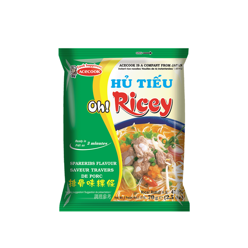 OH! RICEY Spareribs Flavor - Hu Tieu 70g