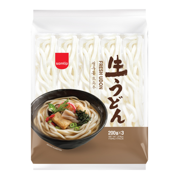 SAMLIP Fresh Udon Noodle (3 pk) 200g