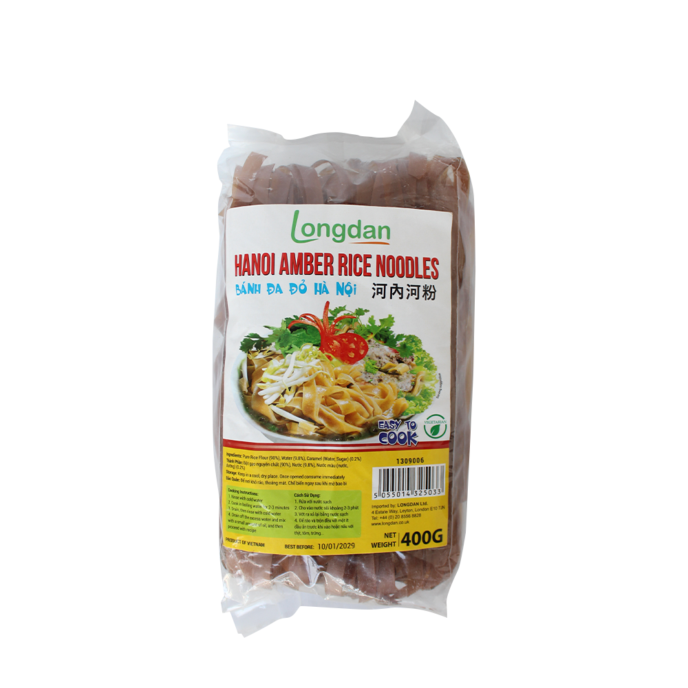 Longdan Hanoi Amber Rice Noodle 400g (Case 30)