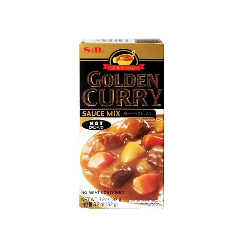 S&B Golden Curry Mix - Hot 92g