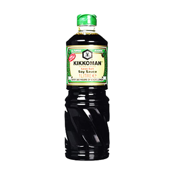 KIKKOMAN Less Salt Soy Sauce 1L