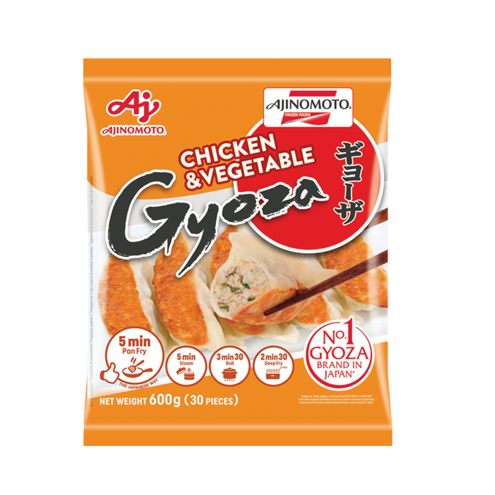 AJINOMOTO Chicken & Veg Gyoza 600g (Frozen)