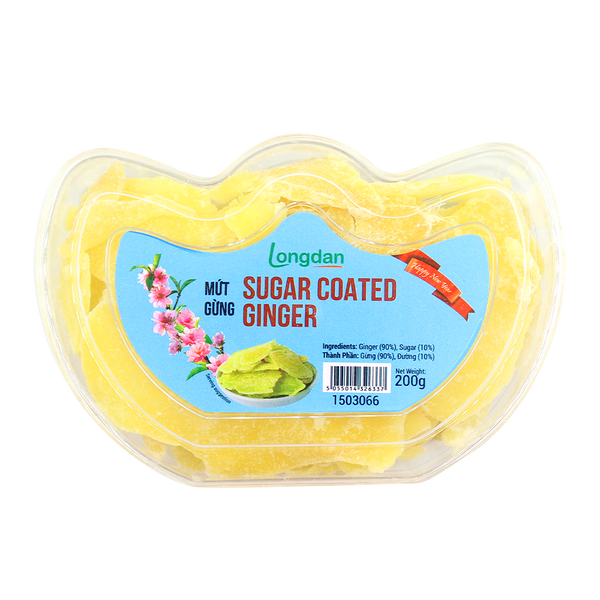 Longdan Sugar Coated Ginger 200g
