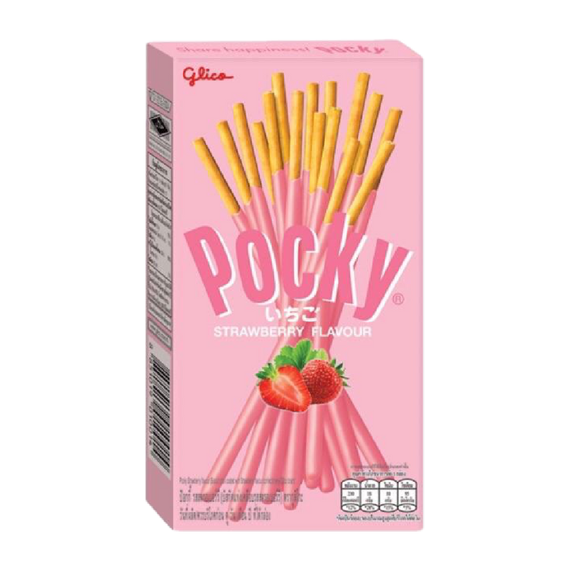 GLICO POCKY Sticks - Strawberry 45g