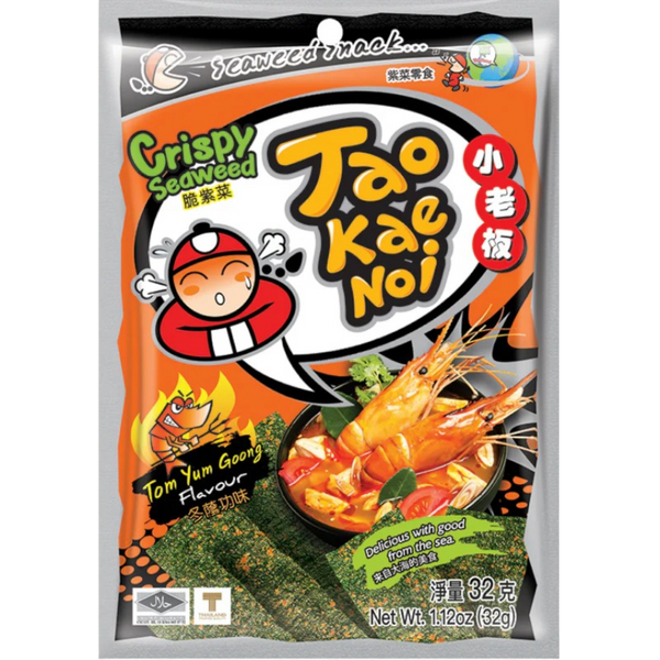 TAOKAENOI Crispy Seaweed - Tom Yum Goong 32g