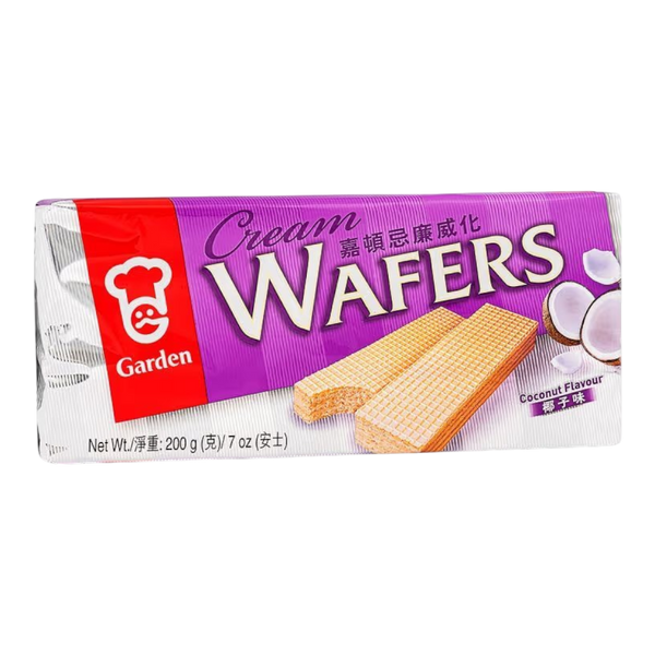 GARDEN Cream Wafers Coconut 200g