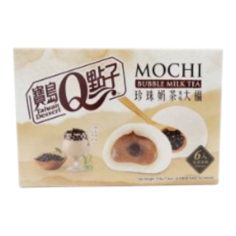 Q TAIWAN DESSERT Bubble Tea Milk Mochi 210g (Case 24)