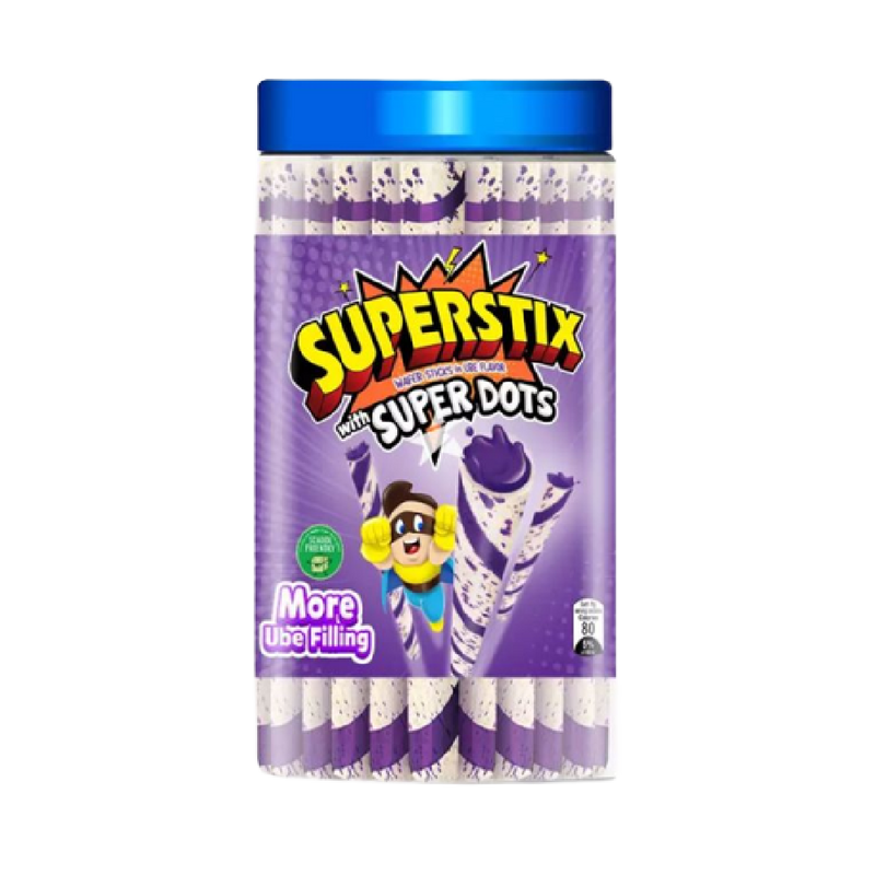 SUPER STIX Biscuit Stick Ube Flavour 324g - Longdan Official