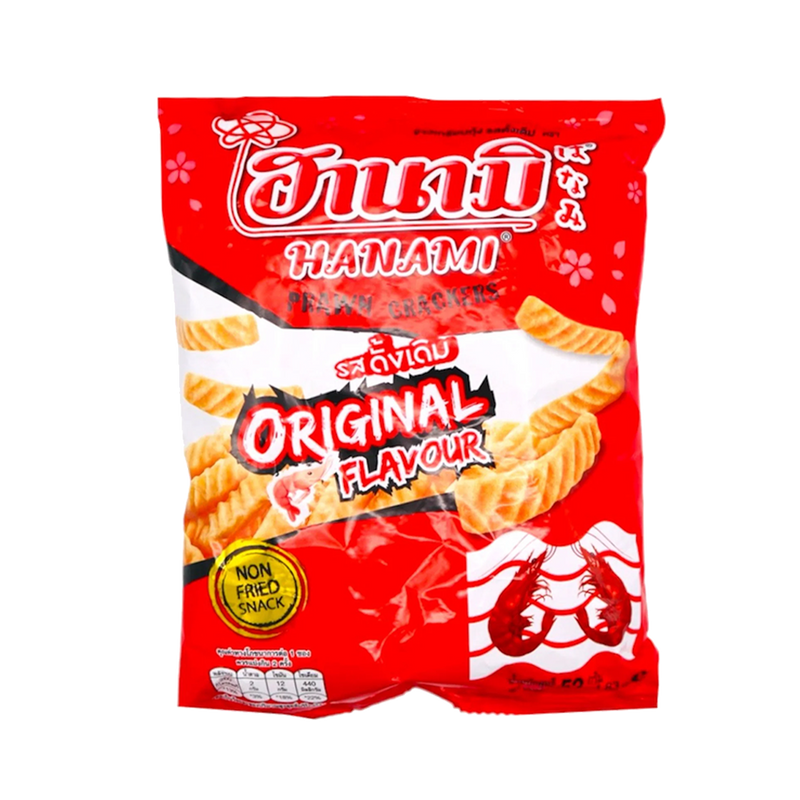 HANAMI Prawn Crackers Hot Chili 52g (Case 24)