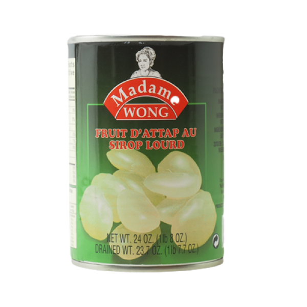 MADAME WONG Biji Sawit Kalengan Dalam Sirup Berat 620g