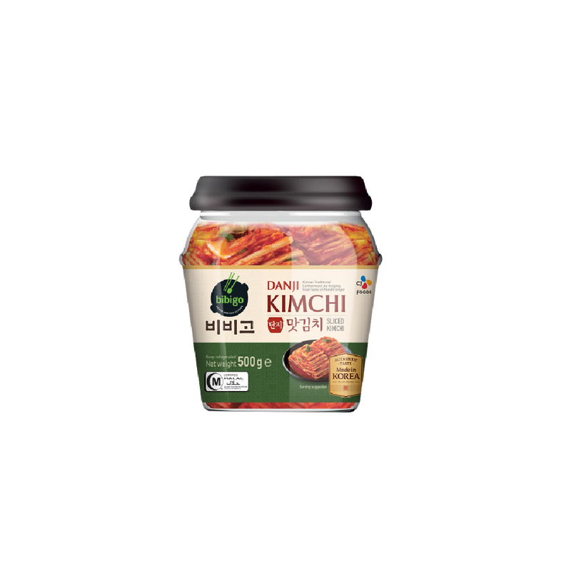 CJ BIBIGO Sliced Cabbage Kimchi (Jar) 500g - Longdan Official