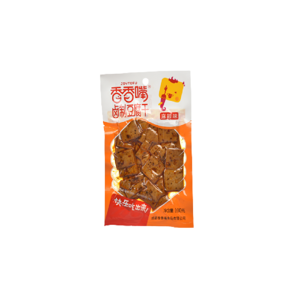 Joytofu Dried Beancurd Hot & Spicy 100g - Longdan Official