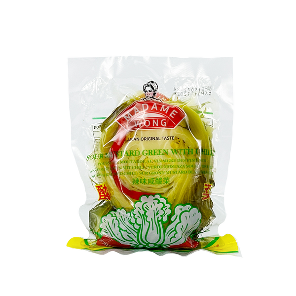 MADAME WONG Acar Sawi Asam Hijau Dengan Cabai 300g (Kotak 36)