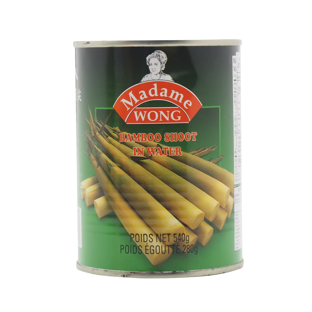 MADAME WONG Canned Bamboo Shoot Tip 540g (Case 24)