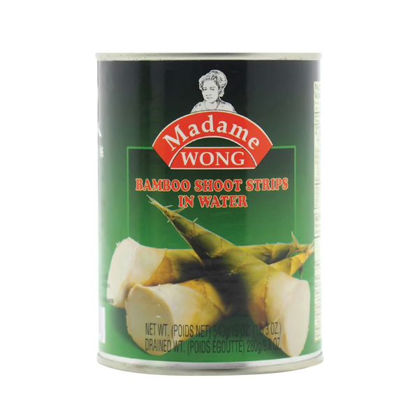 MADAME WONG Canned Bamboo Shoot Strips 540g (Case 24)