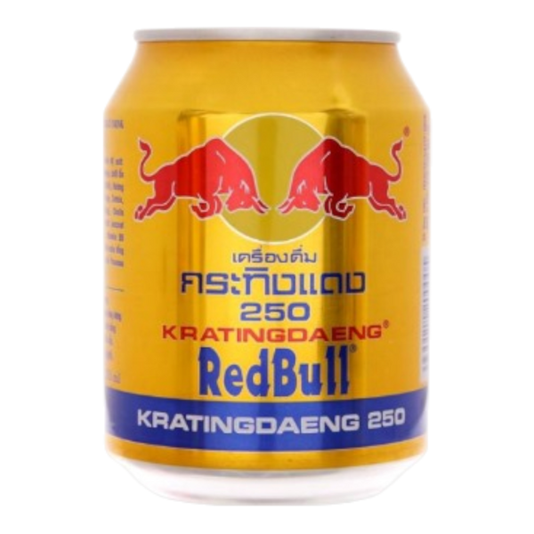 RED BULL Kratingdaeng Energy Drink (GOLD can) 250ml (Case 24)
