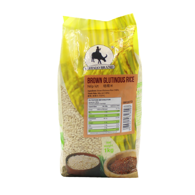 Longdan Brown Glutinous Rice 1kg (Case 10)