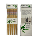 Longdan Bamboo Chopsticks 24cm (5P With Pink Paper Designs) - Longdan Official