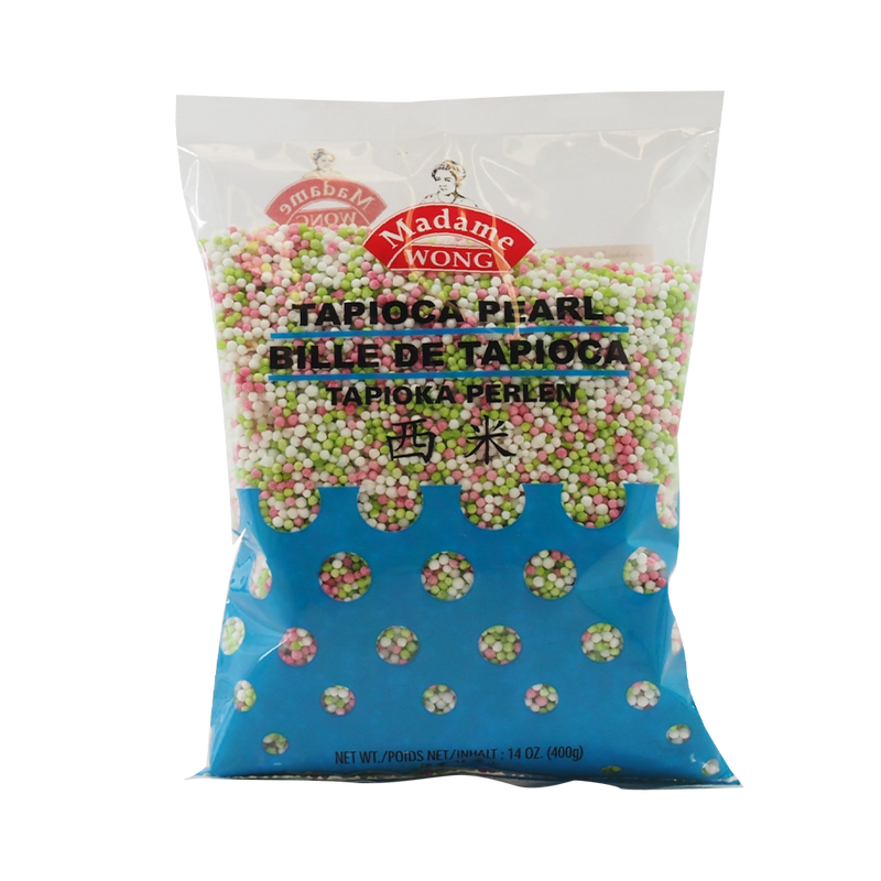 MADAME WONG Tapioca Pearl Colour 400g (Case 50)