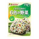 TANAKA Furikake 6 Colors Of Vegetables 31g