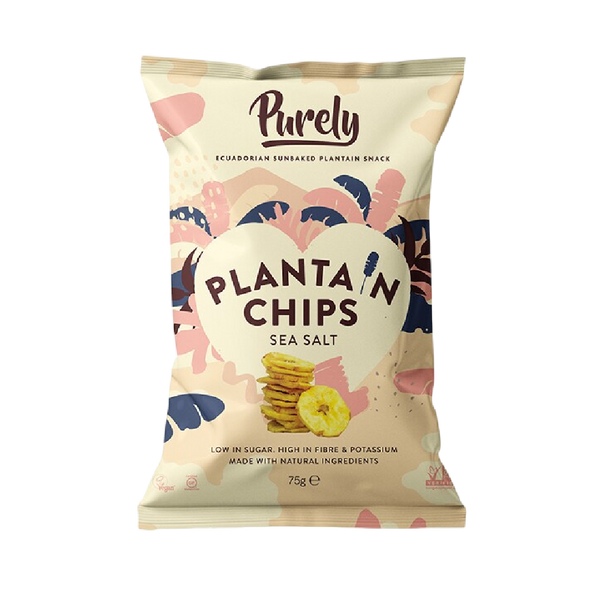 PURELY 车前草片 - 海盐 75 克