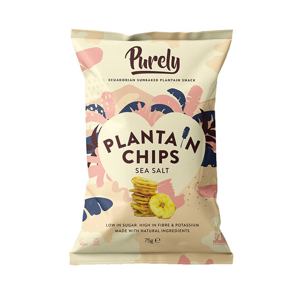 PURELY PLANTAIN Chips - เกลือทะเล 75g