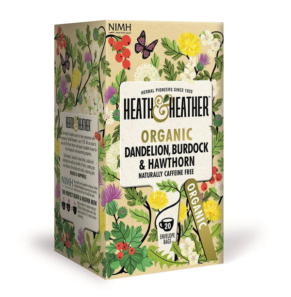 HEATH AND HEATHER Dandelion, Burdock &amp; Hawthorn 20 ถุง