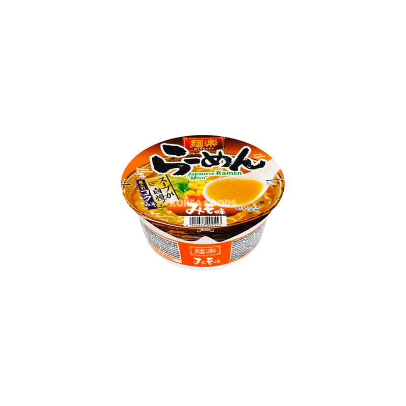 HIKARI MENRAKU Cup Ramen Miso Taste 90.9g - Longdan Official