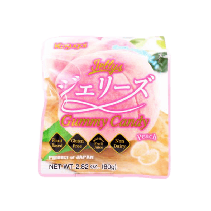 KASUGAI Jellys Peach 80g