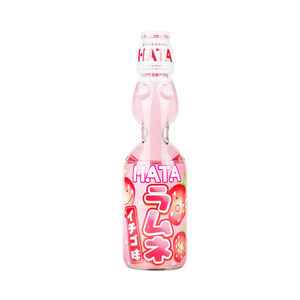 HATAKOSEN Ramune Strawberry 200ml