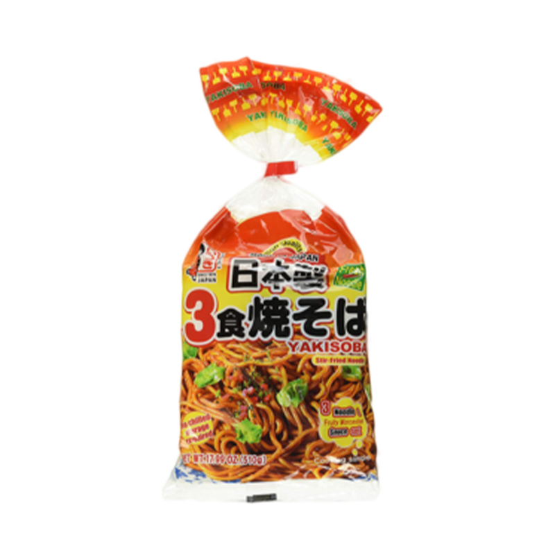 ITSUKI Yakisoba 3P With Sauce 510g