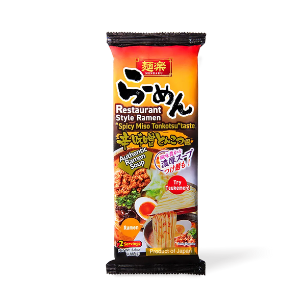 HIKARI MENRAKU Ramen Spicy Miso Tonkotsu Taste 188.4g