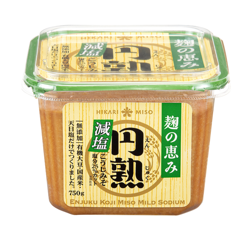 HIKARI MISO Mutenka Enjuku Koji Miso Less Salt 750g (TikTok)